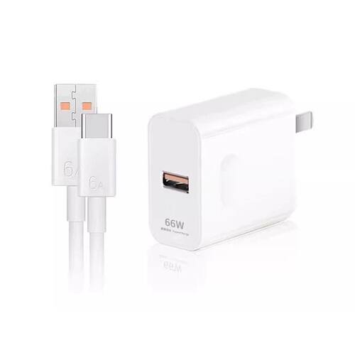 适用66w超级快充头华为120w充电器mate60 30pro p50p40p30 nova8/9荣耀70v20手机100W插头数据线闪充套装VOVI - 图3
