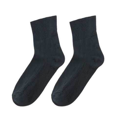 浪莎松口袜中老年人秋冬季肿脚纯棉男士长袜爸爸宽松老人袜子中筒 - 图3