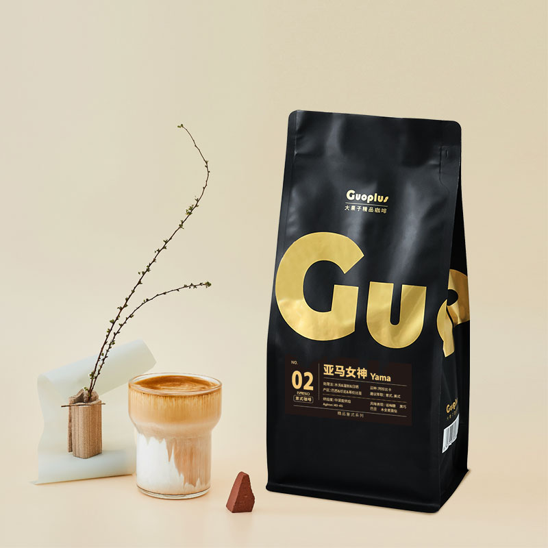 亚马女神咖啡豆GUOPLUS 意式家用浓缩拼配 新鲜烘焙美式现磨粉2kg 图 4