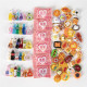 Mini simulation items mini food ornaments toys small models mini supermarket reduced version beverage concession store
