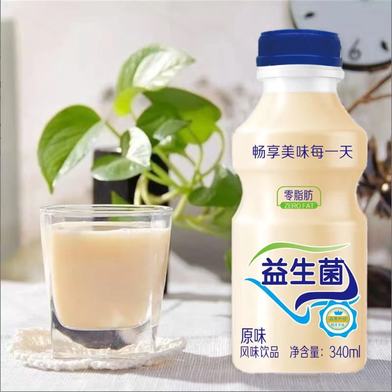 益生菌340ml*10瓶装乳酸菌味饮品早餐奶夏季饮料整箱批发可乐草莓