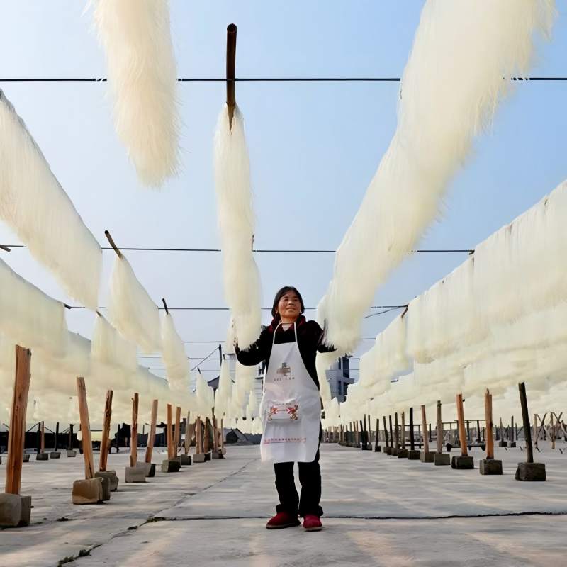 浙江台州粉干温州细米粉炒米粉干米线批发纯大米米粉粉丝 - 图3