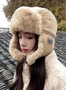 帽子女冬季骑行电动车防风头套