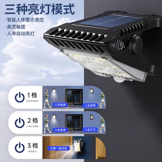 Solar clip light
