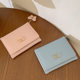 Wallet for female students with good looks, ins style, Korean version, cute coin purse, butterfly pendant, short wallet and card holder in one
