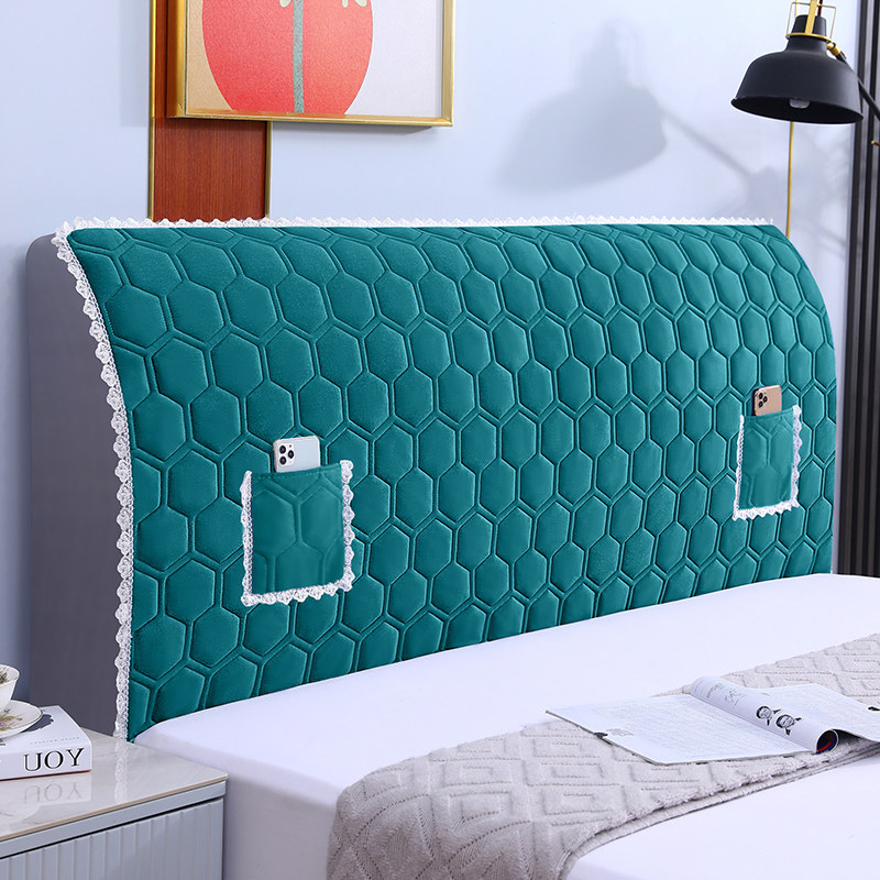 床头罩夹棉加厚全包床头套平顶床头软包床头高档通用靠背防尘套罩,淘宝优惠券,粉丝福利购,淘宝优惠卷
