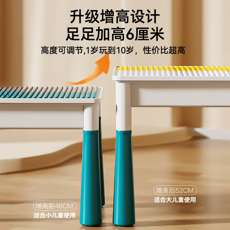 儿童积木桌子大颗粒多功能3-6岁男孩子女宝宝婴儿玩具游戏桌益智,淘宝优惠券,粉丝福利购,淘宝优惠卷