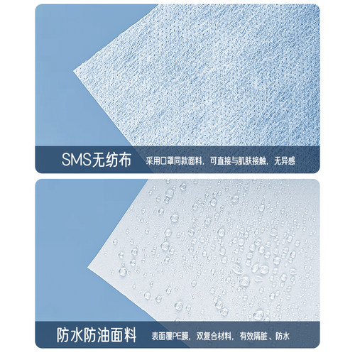 一次性床单美容院专用按摩床垫防水防油带洞加厚隔脏无纺布 - 图2