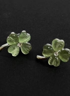 S925纯银四叶草手链女款轻奢小众设计高级感气质百搭手饰2025新款