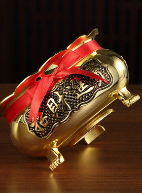 供奉香炉纯铜合金香炉家用财神观音供佛香薰炉拜神招财上香烧香炉