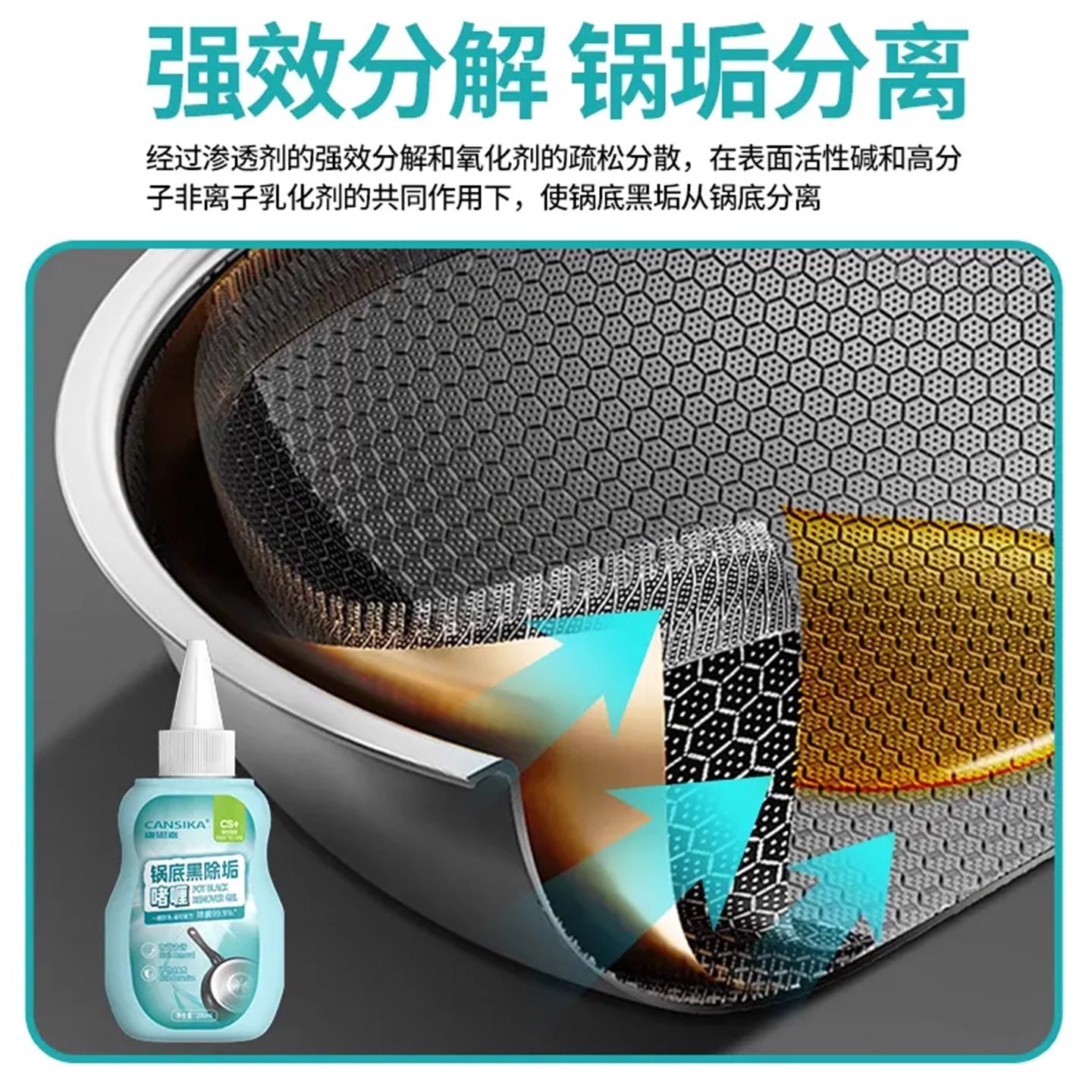 康思嘉锅底黑除垢啫喱除黑烧焦油污厨具强力去污家用抛光去污神器,淘宝优惠券,粉丝福利购,淘宝优惠卷