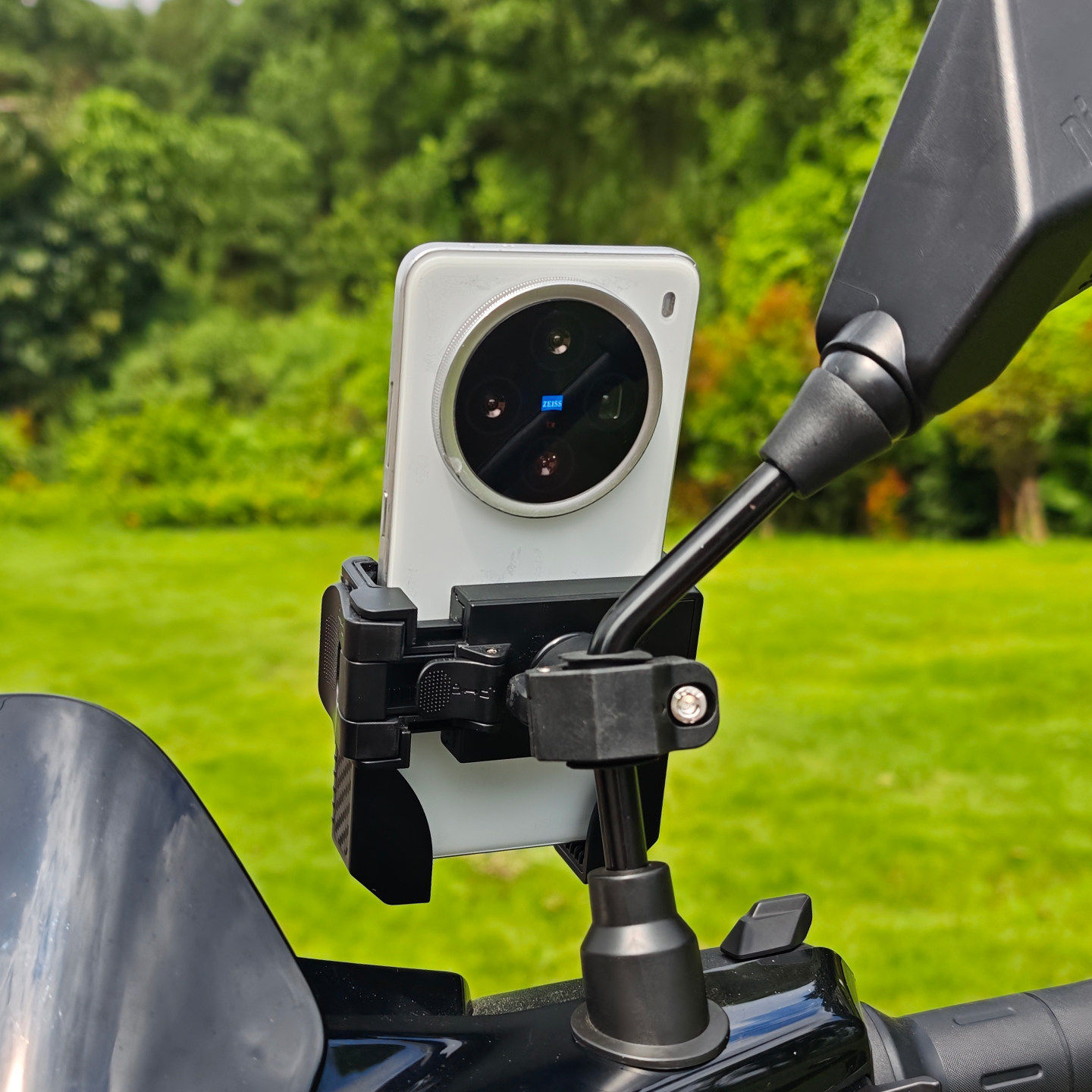 电动车手机支架不挡大摄像头免拆后视镜款防震防抖电瓶摩托车导航,淘宝优惠券,粉丝福利购,淘宝优惠卷