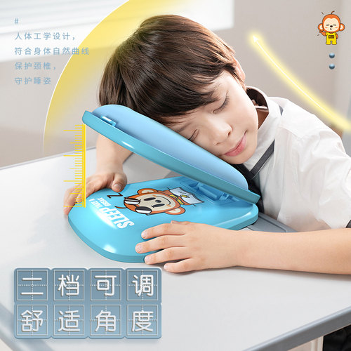 儿童午睡枕小学生趴睡枕教室桌上专用趴趴枕头抱枕午休神器便携 - 图0