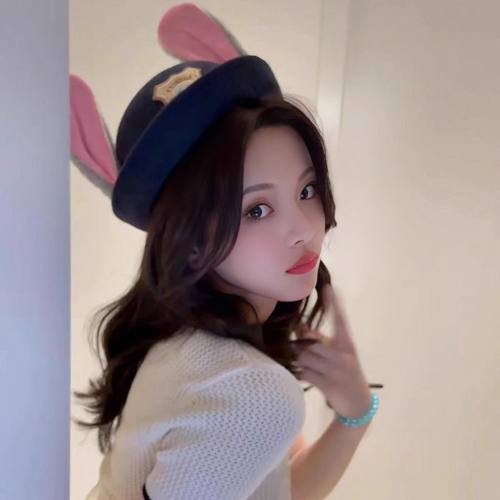 疯狂动物城朱迪兔子警官翻檐帽可爱甜美少女心贝雷帽卡通兔耳帽子 - 图1