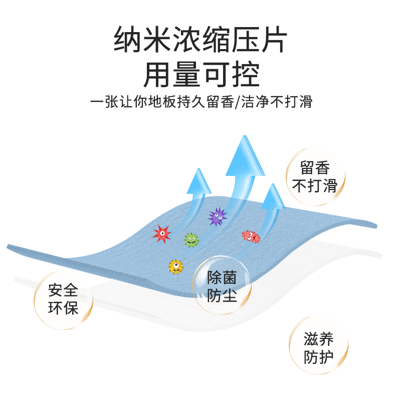 瓷砖地板清洁片地面木地砖多效拖地增亮剂家用清香型去污除垢水印-图1