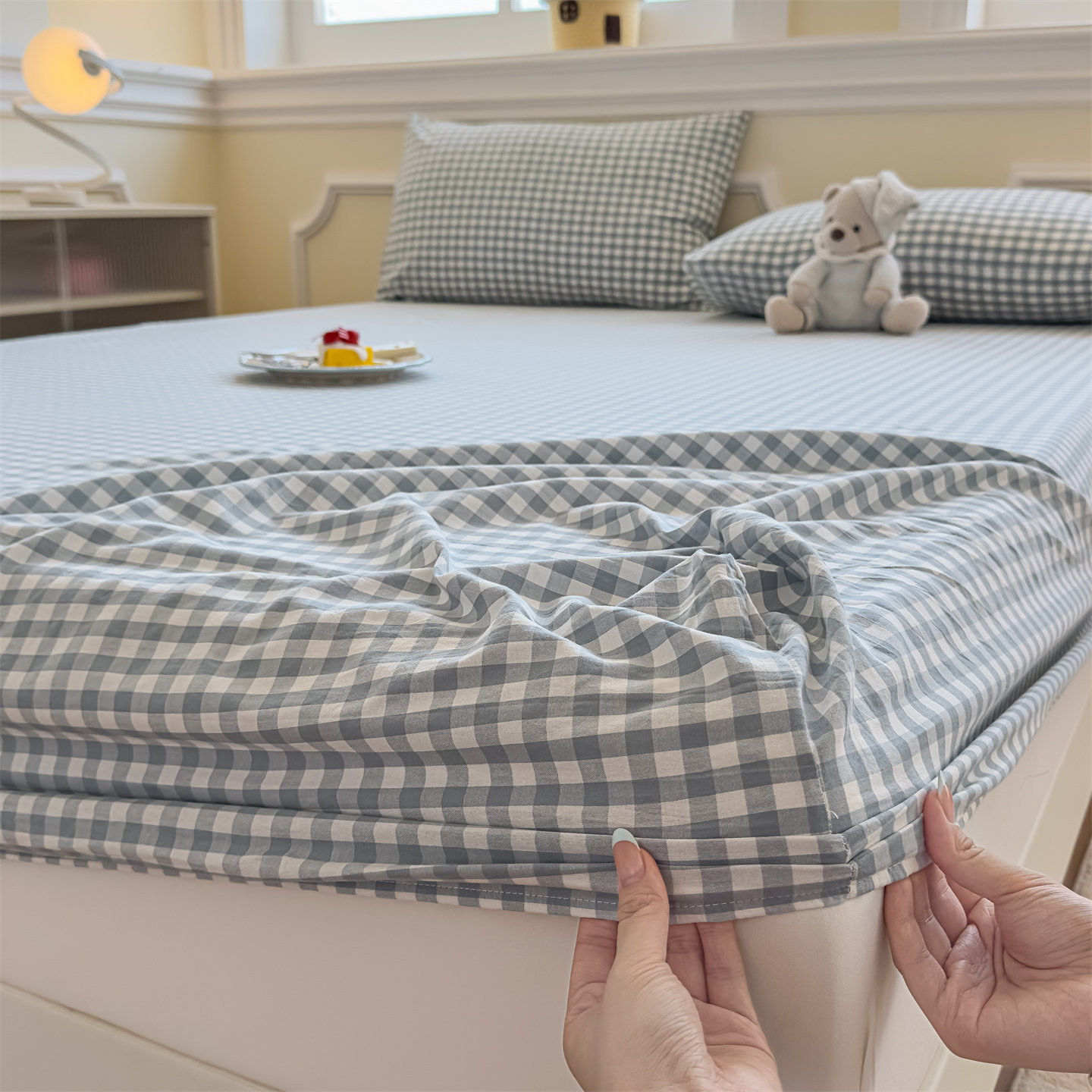 全棉床笠床罩单件2025新款100纯棉床垫保护套学生宿舍床单防尘罩,淘宝优惠券,粉丝福利购,淘宝优惠卷