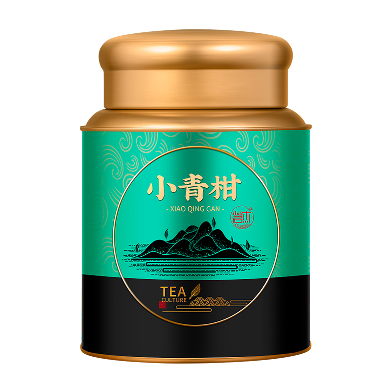 正宗新会小青柑茶普洱茶熟茶橘普茶陈皮桔普茶茶叶罐装500g礼盒 - 图3