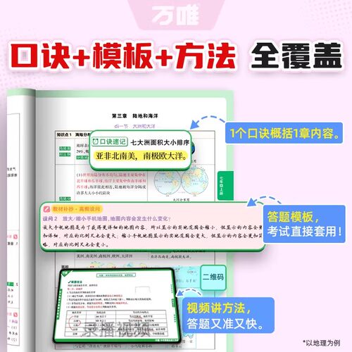 2026万唯中考知识速查初中小四门知识点定位必背清单人教版初一初二初三道法历史生物地理基础知识手册万维旗舰店词汇生地答题高频 - 图2