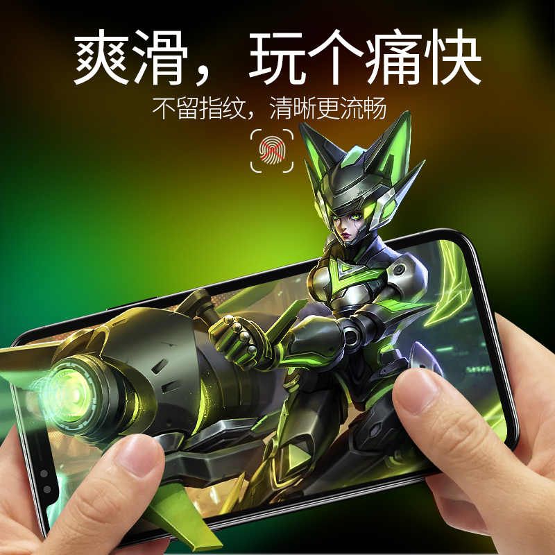 适用苹果x钢化膜iphone11手机膜xsmaxxr13proxs1412promax保护pm防窥膜ippor贴膜rx指纹曲面高清全屏防偷窥-图0