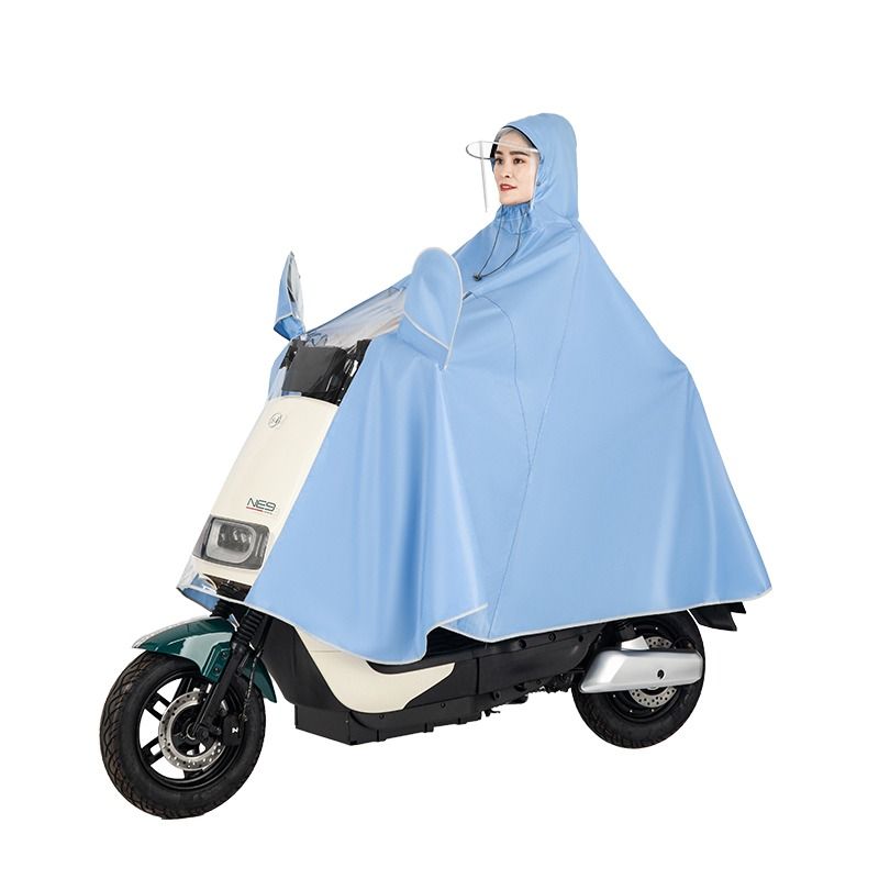 电动电瓶车雨衣男女款加大加厚新款单双人专用长款全身防暴雨雨披 - 图3