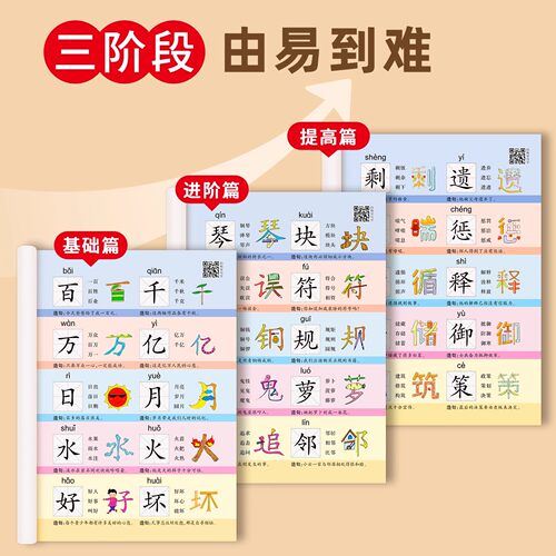 幼小衔接基础篇幼儿识字大王3000字象形字识字书启蒙认字卡片识字卡字幼儿园儿童宝宝看图学全套教程早教学前训练拼音汉字拼读 - 图3