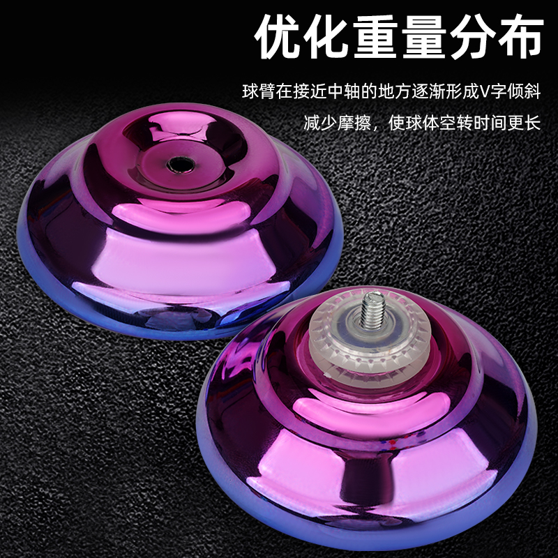 儿童玩具溜溜球回旋悠悠球yoyo球男女孩花式新手入门球初学者发光 - 图1