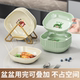 Bone spit plate household small plate living room fruit plate dining table garbage spit bone slag plate plastic plate snack