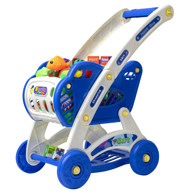 购物车玩具宝宝小手推车儿童过家家水果切切乐超市男女孩厨房小孩 - 图3