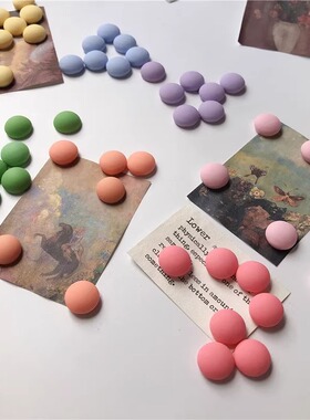 ins马卡龙冰箱贴磁吸创意个性豆子装饰贴立体留言贴磁铁磁贴米奇