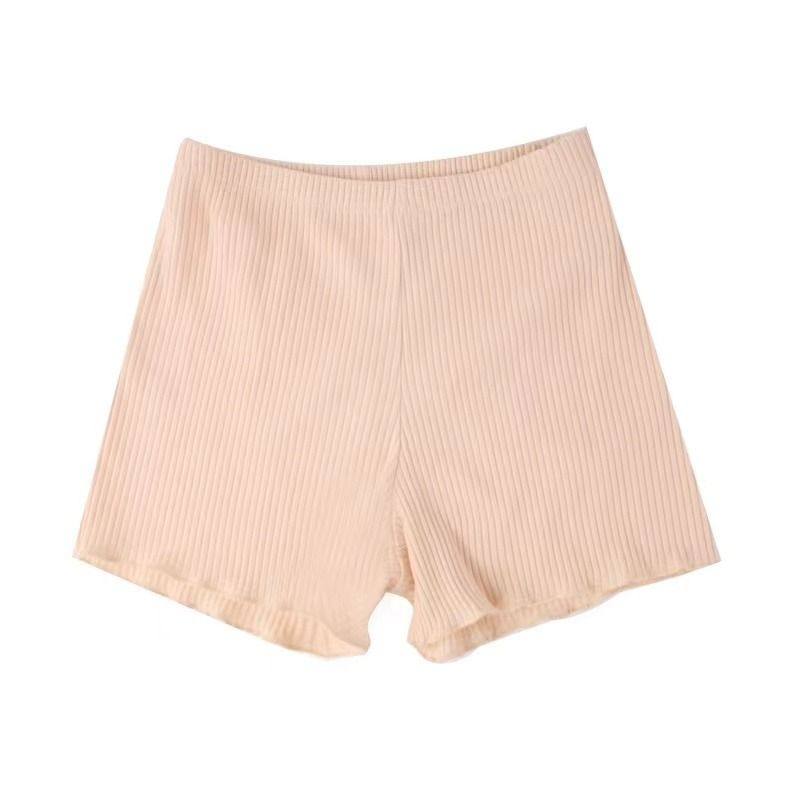 纯棉安全裤女防走光夏季薄款无痕睡裤三分打底短裤2024年螺纹内裤