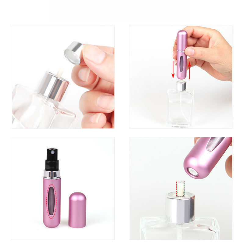 香水分装小瓶底部直充高档香水直充器超细喷雾随身携带分装瓶小样 - 图0