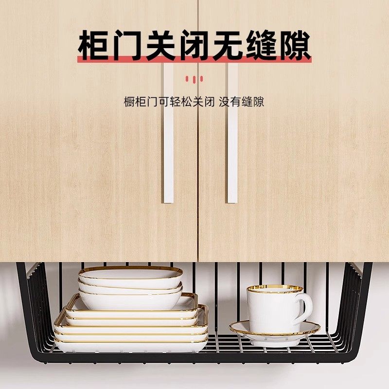 桌下置物架收纳挂篮学生宿舍挂式厨房衣柜分层神器床头下铺悬挂架,淘宝优惠券,粉丝福利购,淘宝优惠卷