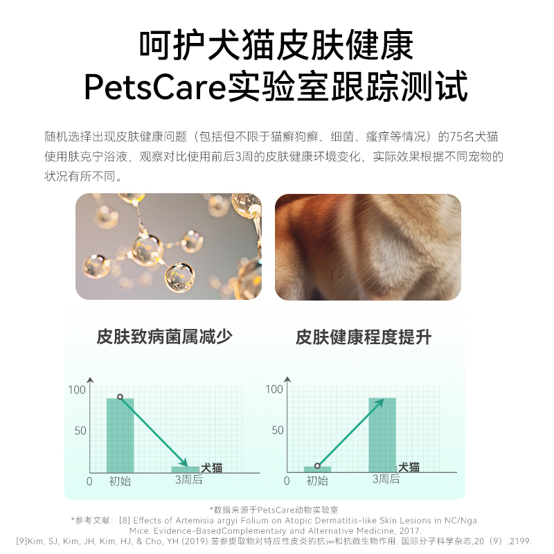 狗狗药浴皮肤病真菌除螨止痒驱虫猫藓泰迪宠物猫咪洗澡沐浴露护毛 - 图1