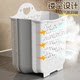 Wall-mounted dirty clothes basket dirty clothes storage basket foldable household high-looking bathroom laundry basket bathroom