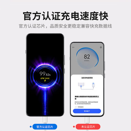 小米充电器67W超级闪充适用17/15/13/12SPro120W快充Note10pro红米K60原11插14头100W套装K50K90手机6a数据线 - 图2