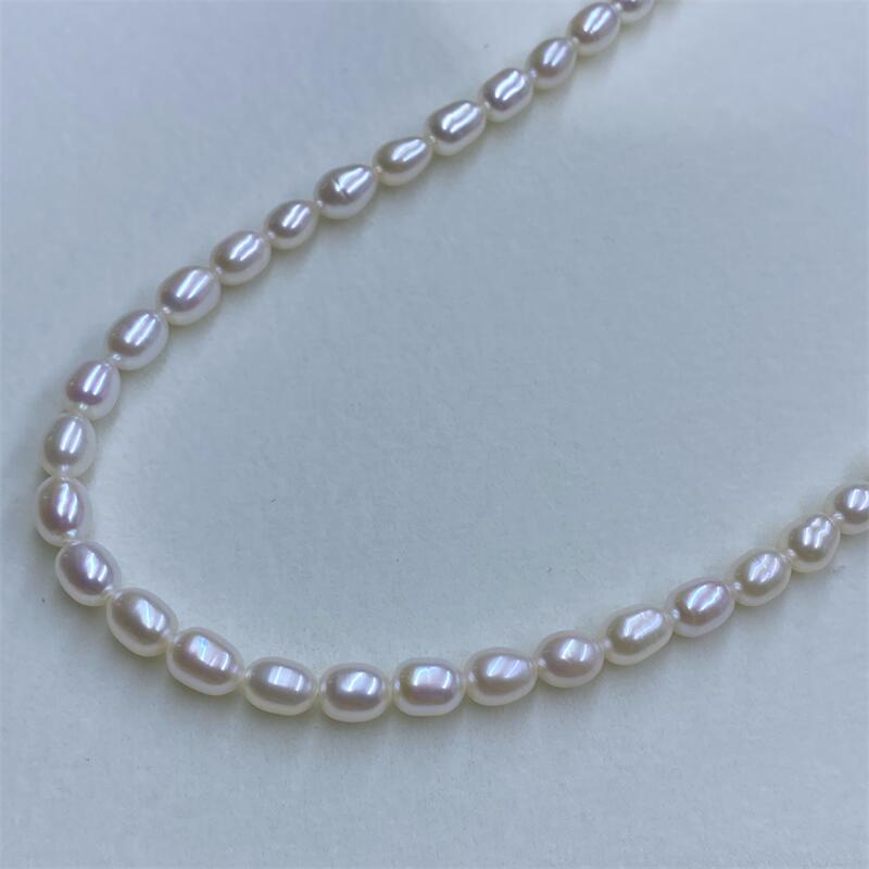 诸暨淡水珍珠项链心形白母贝复古Y字链尾部可调节5-6mm项链choker - 图1