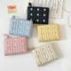 Gentle embroidered small flower wallet female student short wallet coin wallet exquisite small fresh simple wallet card bag ~