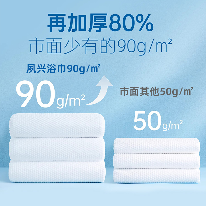 一次性加厚绵柔浴巾