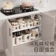 Kitchen pot storage box cabinet with pulleys wardrobe seasoning bottle storage box sundry storage box with wheels