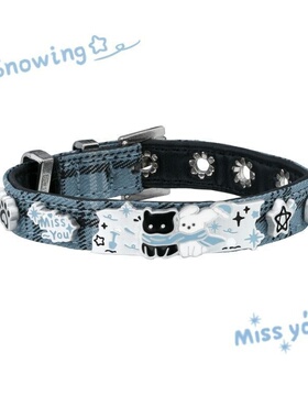 敲可爱!黑猫青苹果手链新款原创小众设计甜酷皮革手环手镯猫咪