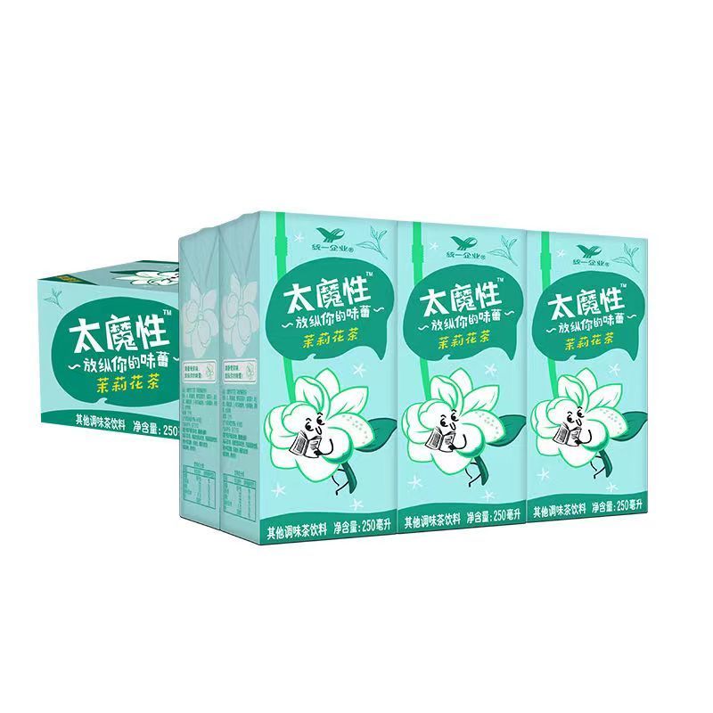 统一太魔性柠檬红茶整箱250ml*24盒夏天清凉解暑茶饮料绿茶酸梅汤-图2