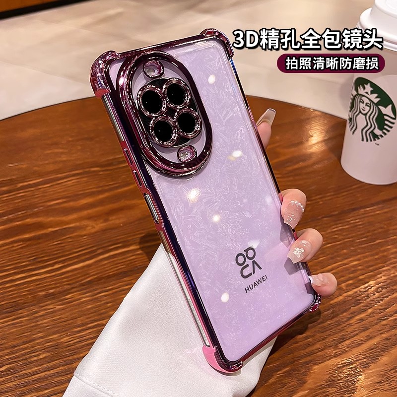 气囊新款适用华为nova14pro手机壳nova12ultra保护套防摔nova13透明硅胶nova11镜头膜nova10全包活力版四角 - 图1