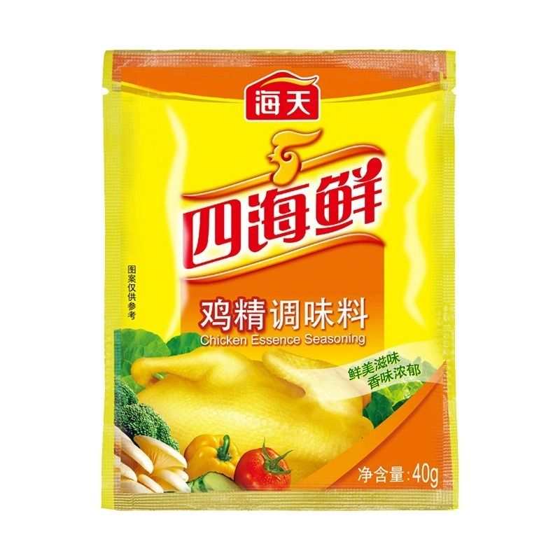 海天四海鲜鸡精40g/100g袋装家用厨房炒菜味精小包装增鲜调味料 - 图3