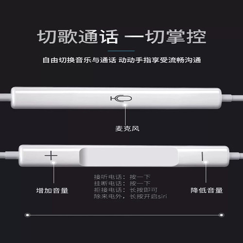 有线耳机半入耳式3.5mm圆孔type-c接口高音质数字音频圆头通话 - 图2