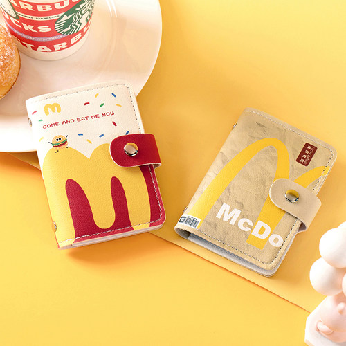 「麦当克劳」麦门卡包收纳包多卡位卡套卡夹银行卡学生证件零钱包 - 图1