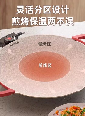 奥然电烤盘家用烤肉盘