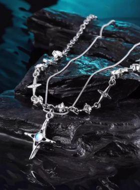 钛钢十字项链女|198人收藏