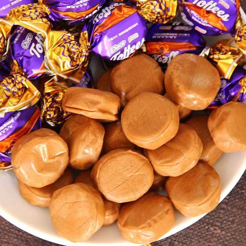 爆浆太妃糖巧克力味夹心奶糖儿童糖果年货喜糖糖果解馋零食批发,淘宝优惠券,粉丝福利购,淘宝优惠卷