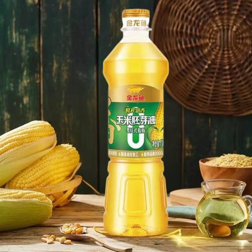 金龙鱼植物油鲜榨玉米胚芽油400mL非转基因食用油家用小瓶装 - 图1