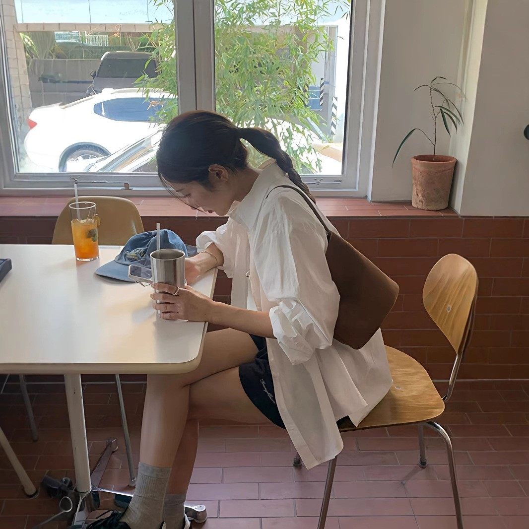 速干韩系防晒衬衫女春夏秋慵懒长袖上衣宽松百搭旅游出行衬衣外套,淘宝优惠券,粉丝福利购,淘宝优惠卷